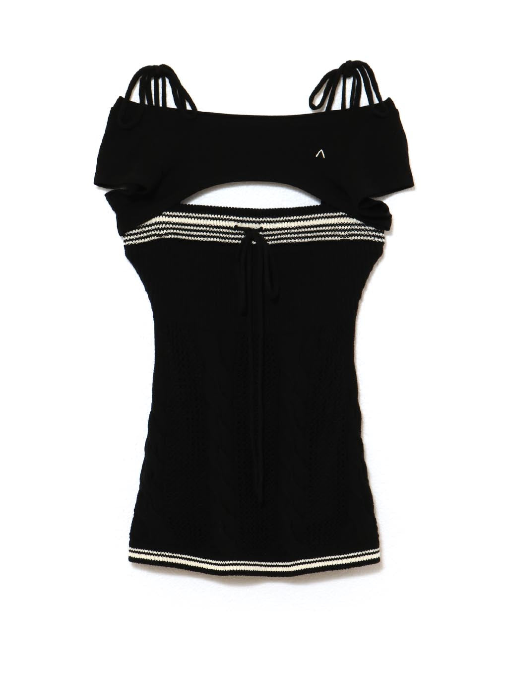 Kitty cable knit tops