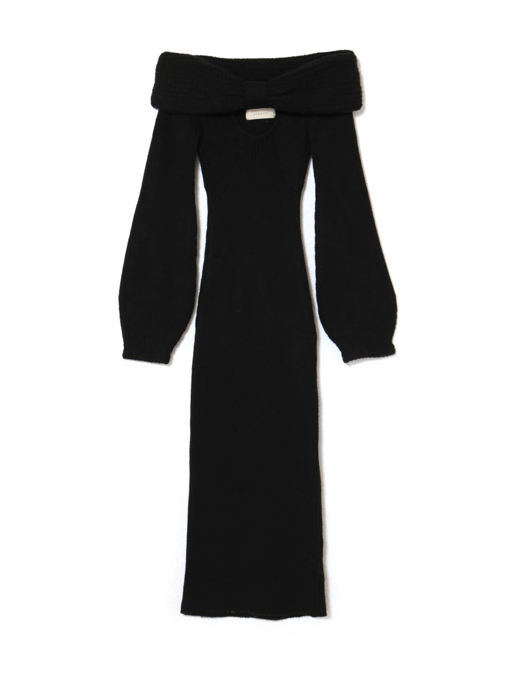 Amanda offshoulder knit dress