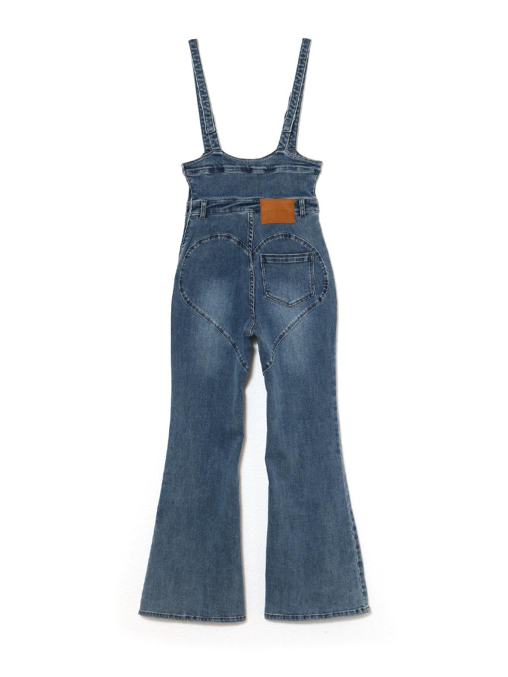 Heart hip denim allinone