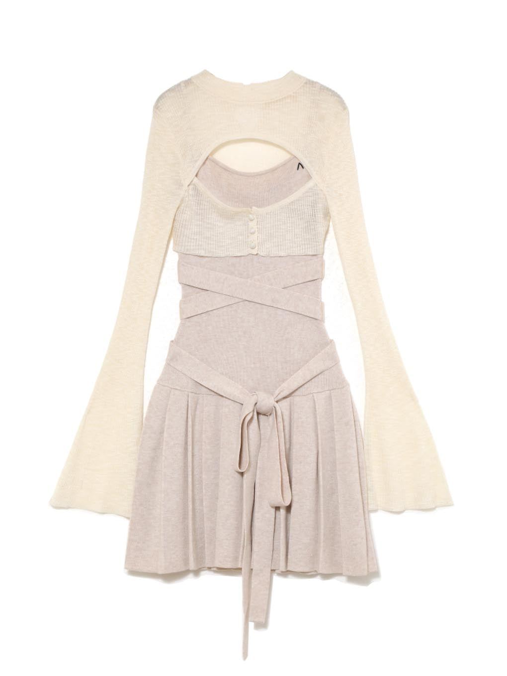 Mimi ribbon mini dress