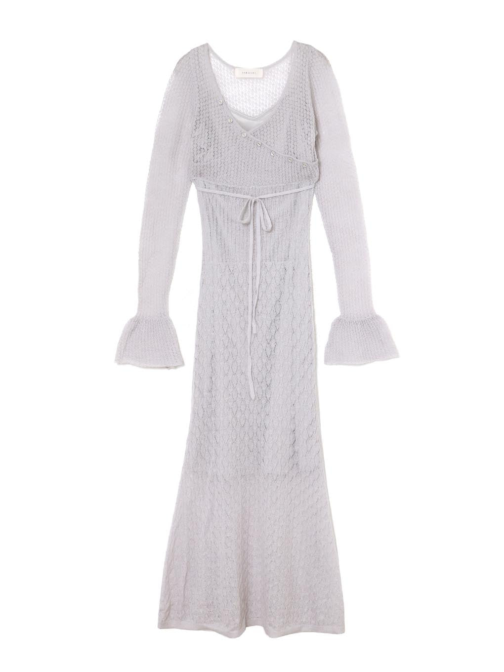 Bella seethrough knit dress