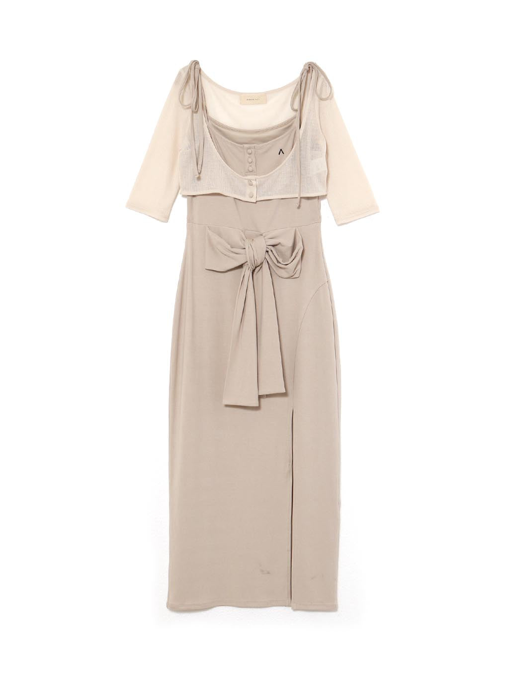 Lady like ribbon dress