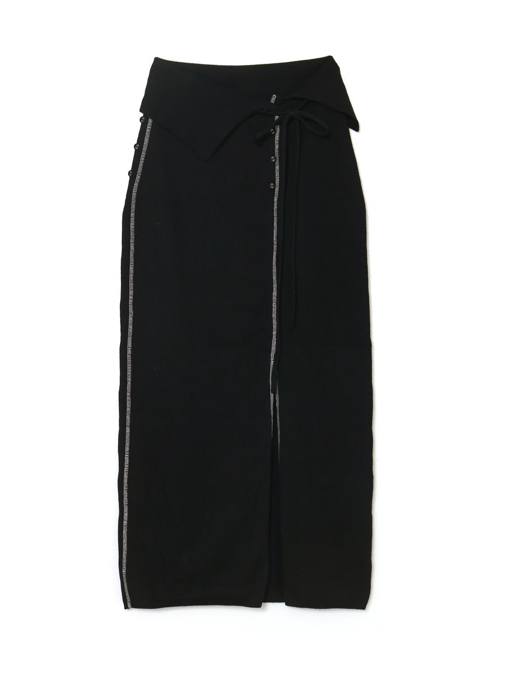 Belinda knit slit skirt