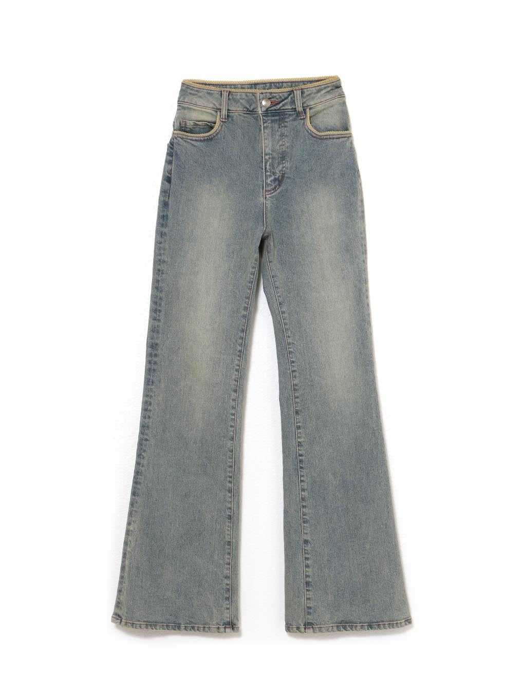 Heart stitch denim
