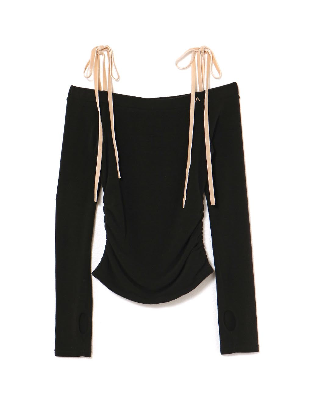 Velour ribbon tops