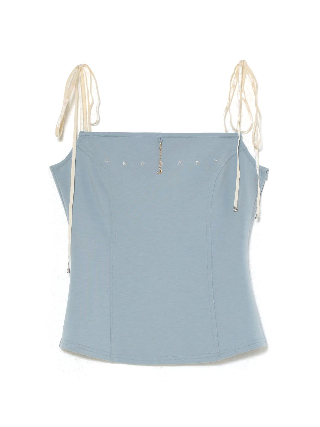 Luna charm ribbon camisole