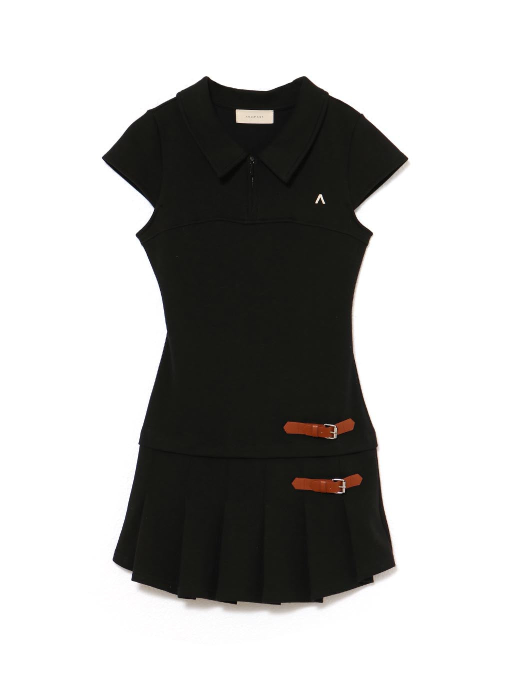 Luna pleats mini dress