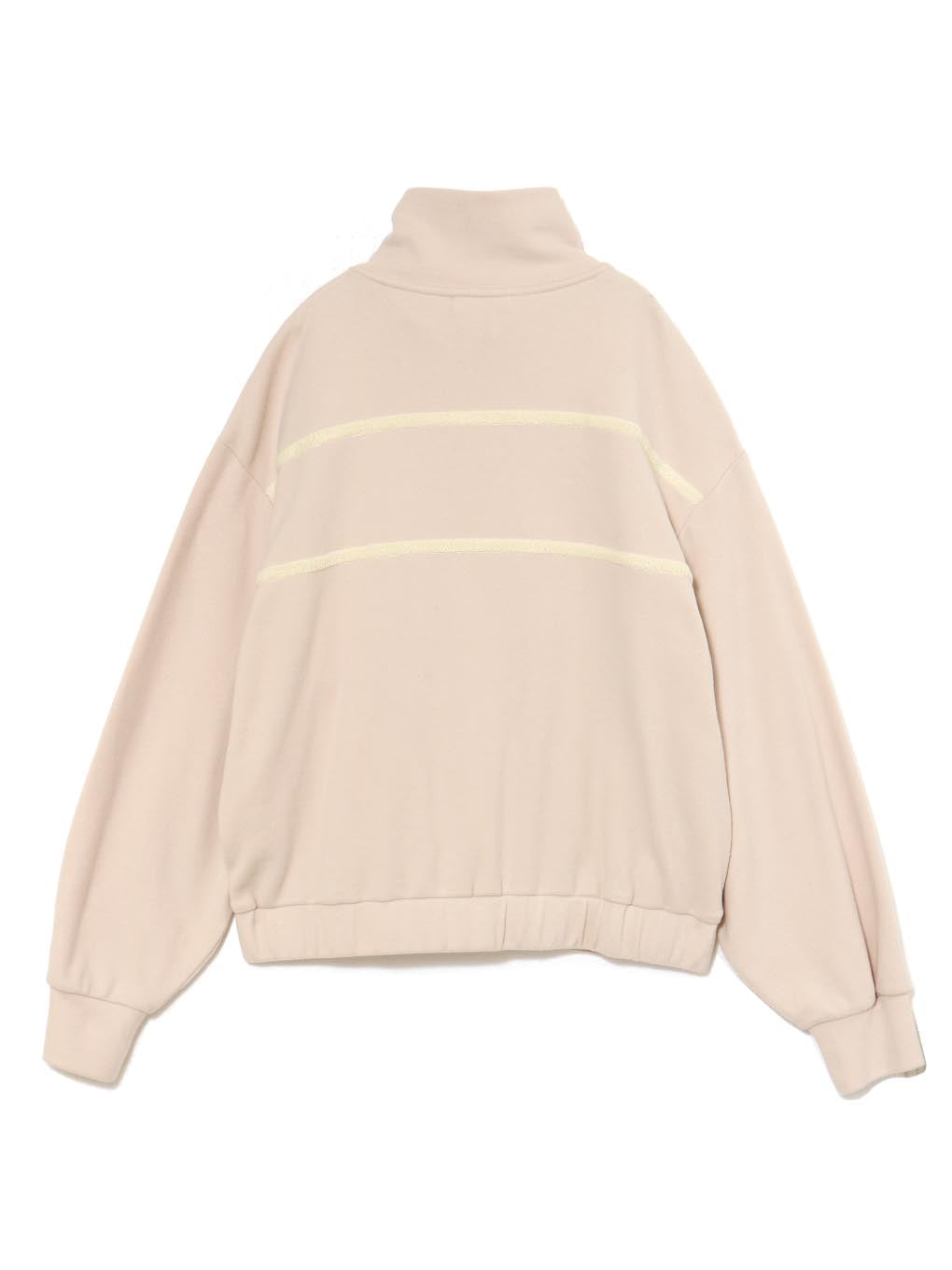 Milky pile heart zip tops