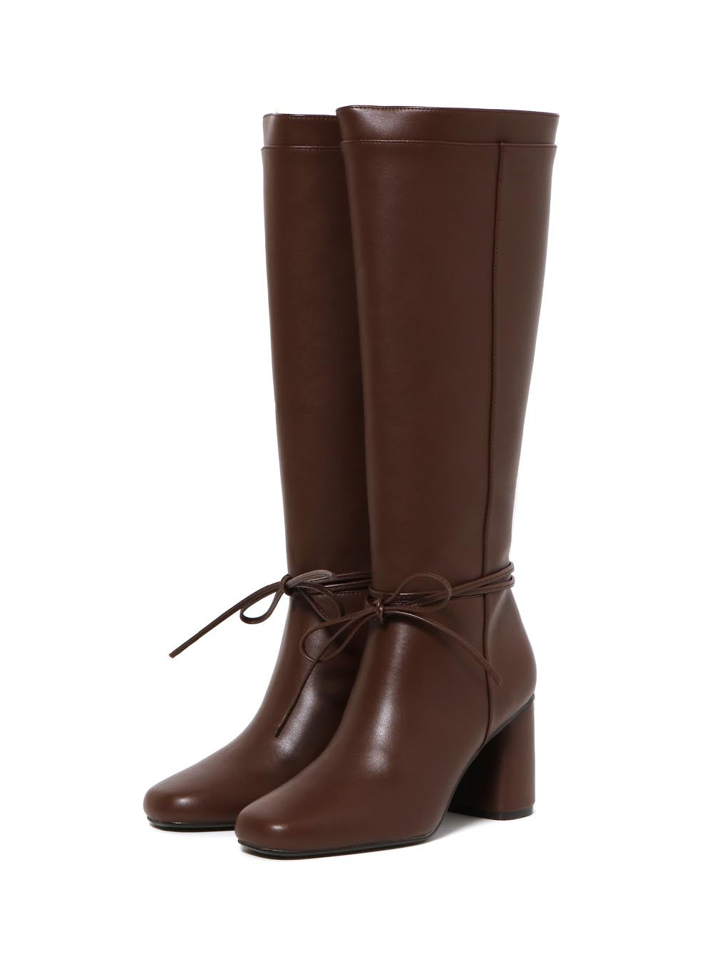 Elina ribbon long boots