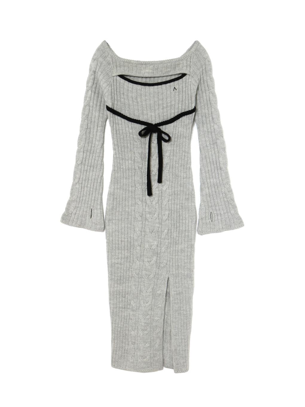 Joan ribbon knit dress