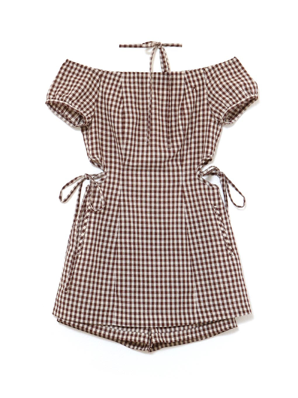 Becky check mini dress