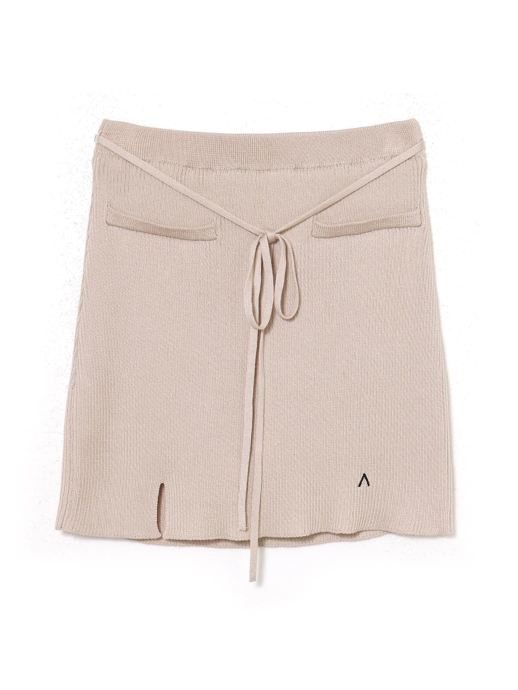 Lilly silk knit skirt