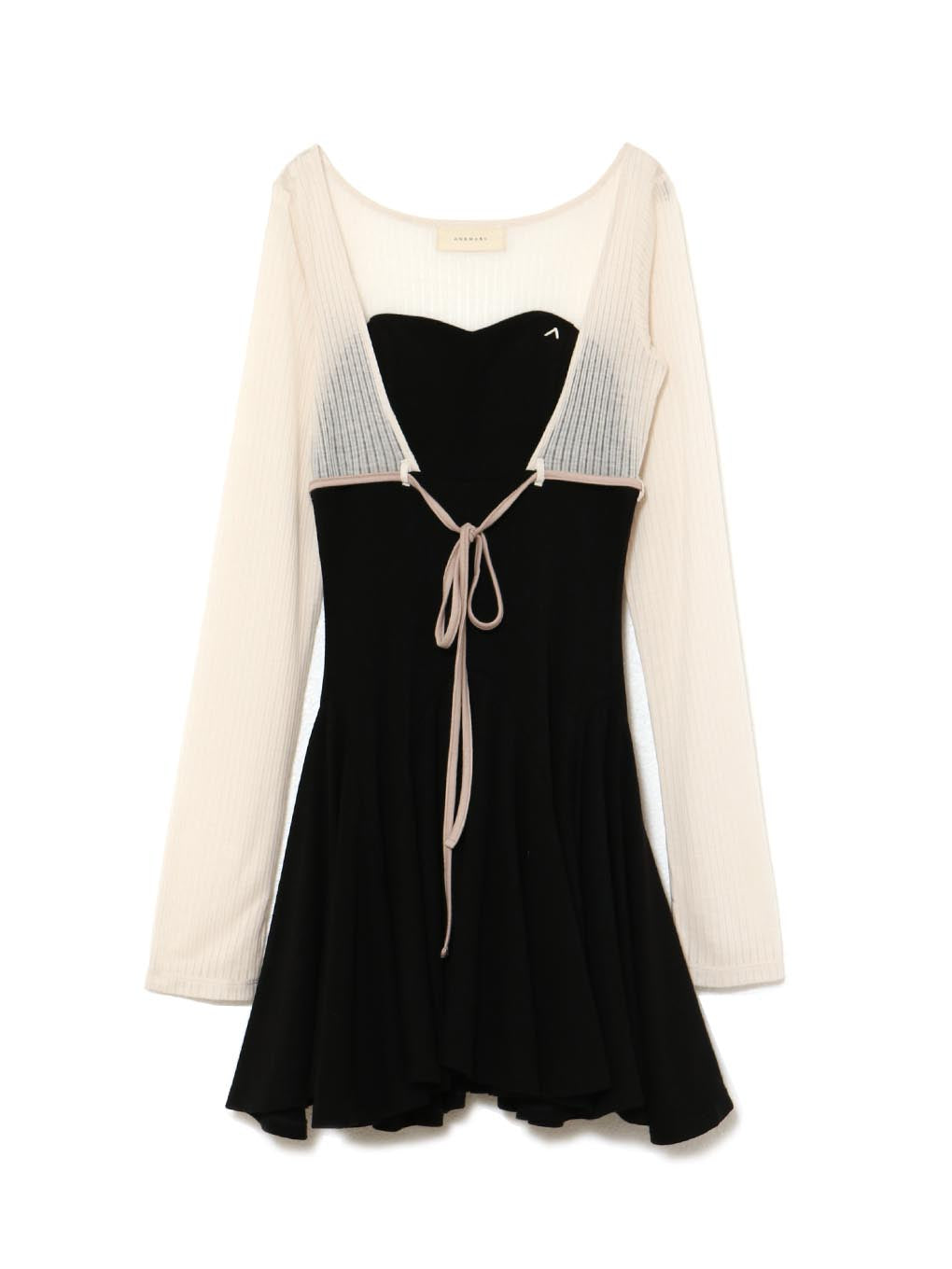 Lona ribbon mini dress