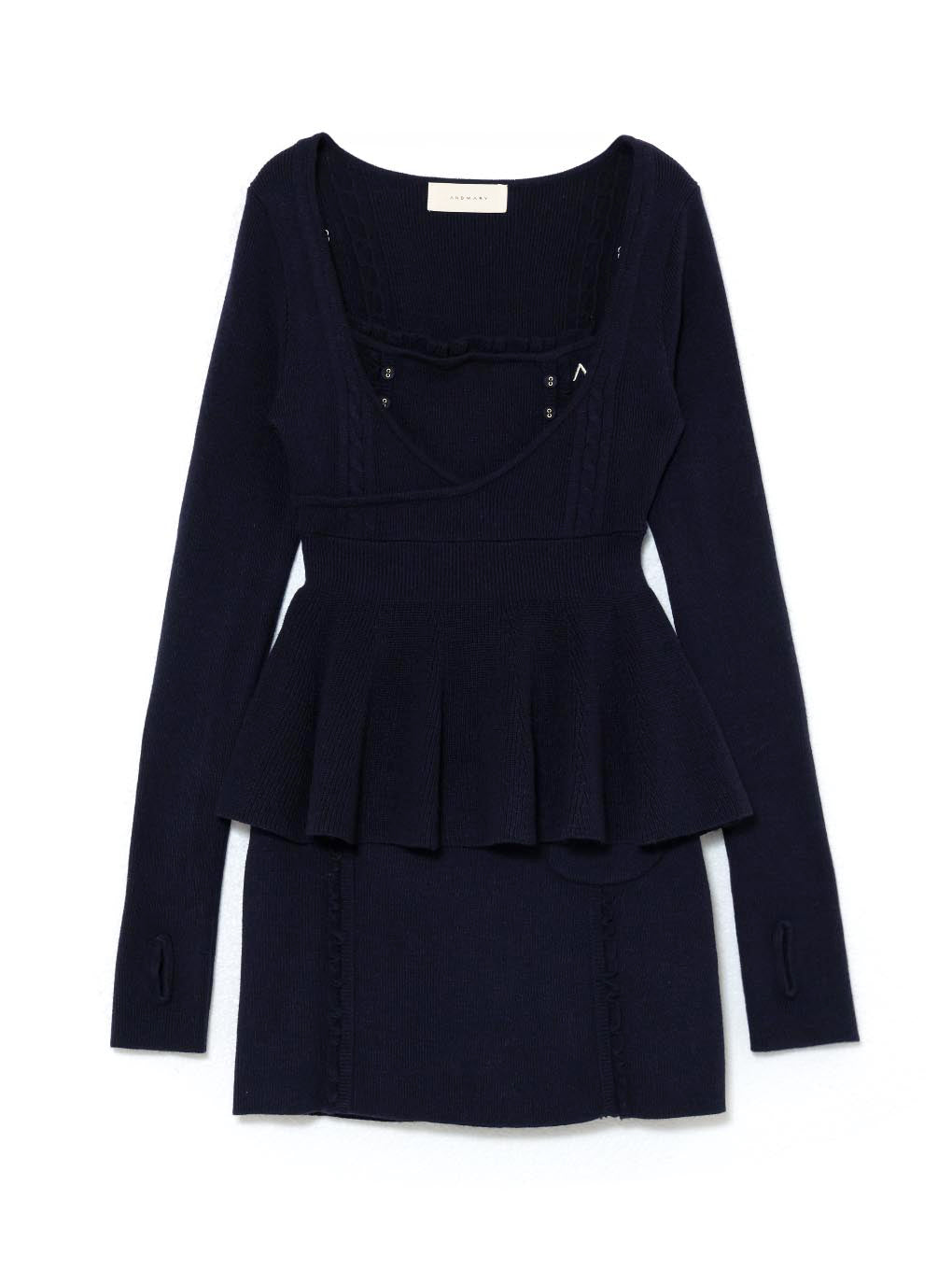 Lona peplum skirt set up