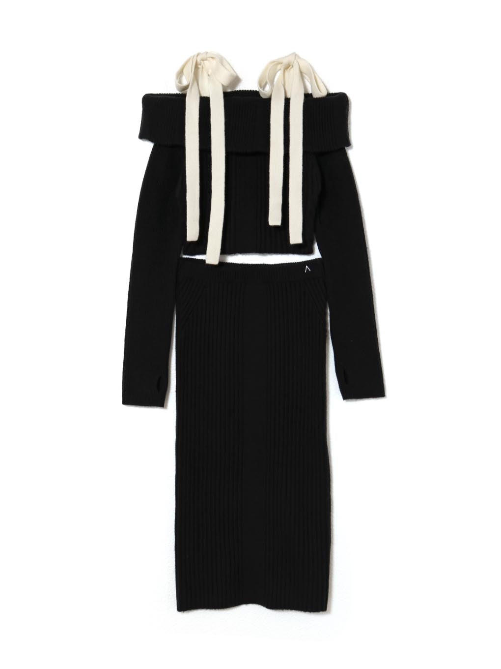 Rei ribbon offshoulder set up