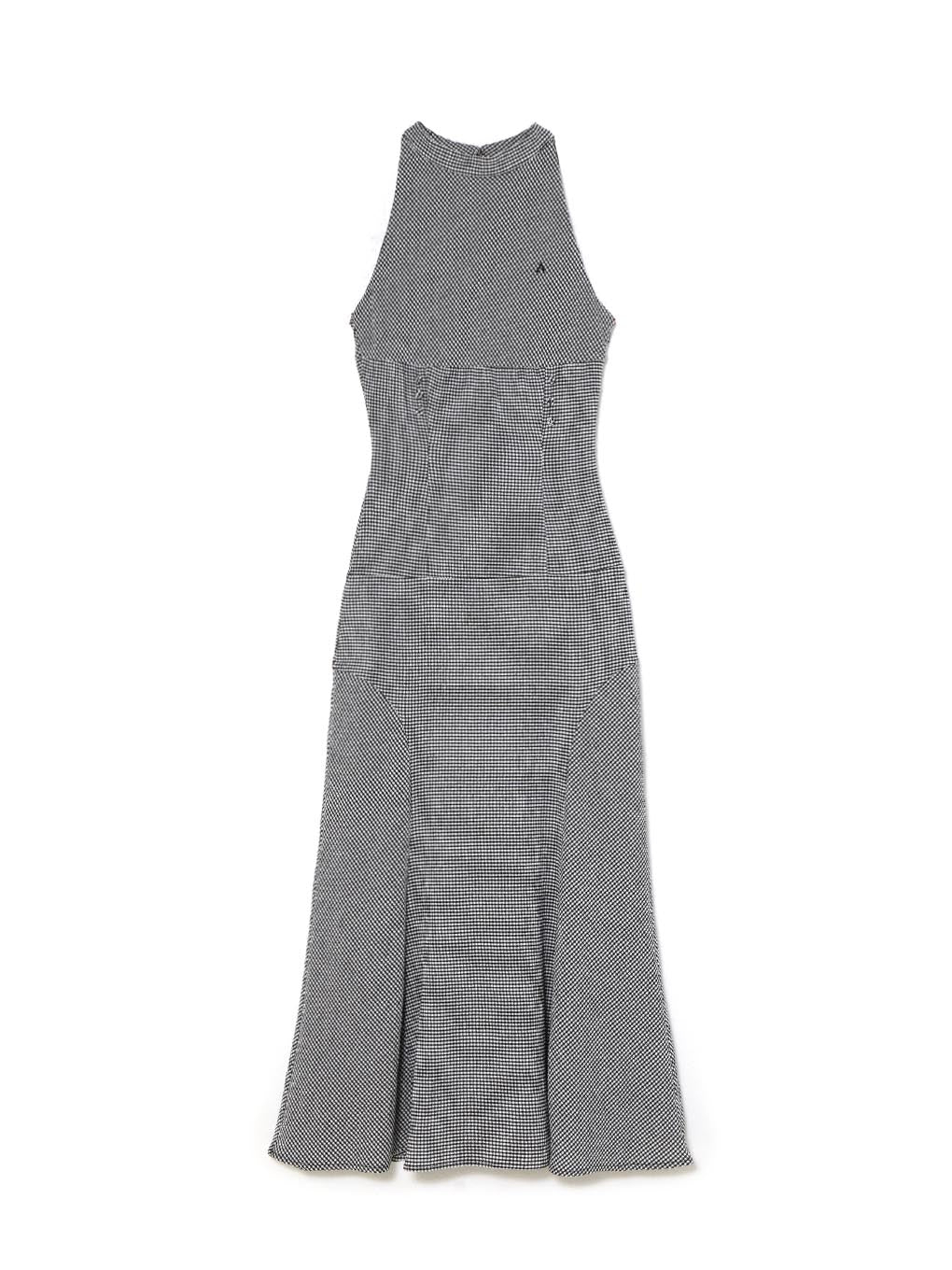 Daisy gingham long dress