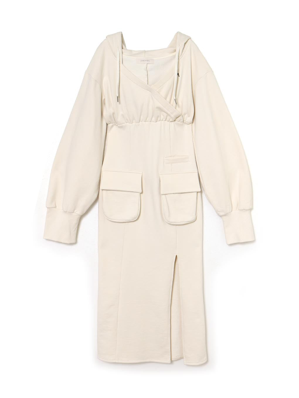 Ami pocket slit dress