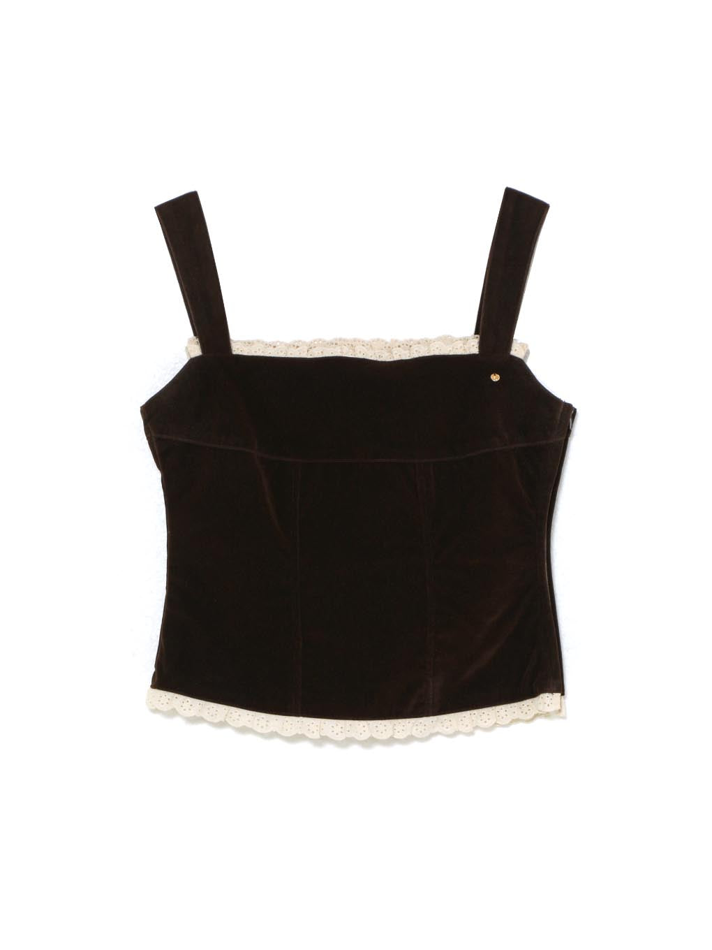 Velour frill tops