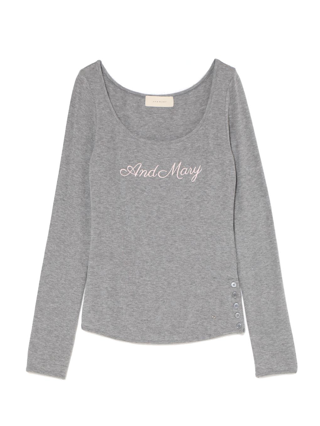 Letter logo sheer tops