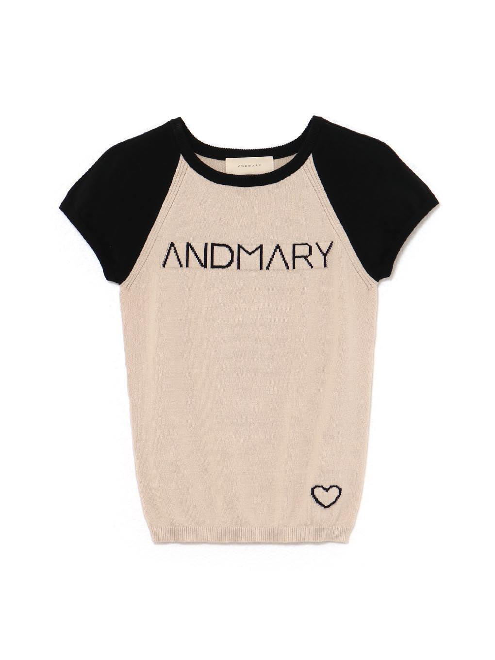 Mary logo knit tops