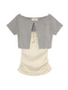 gray / F