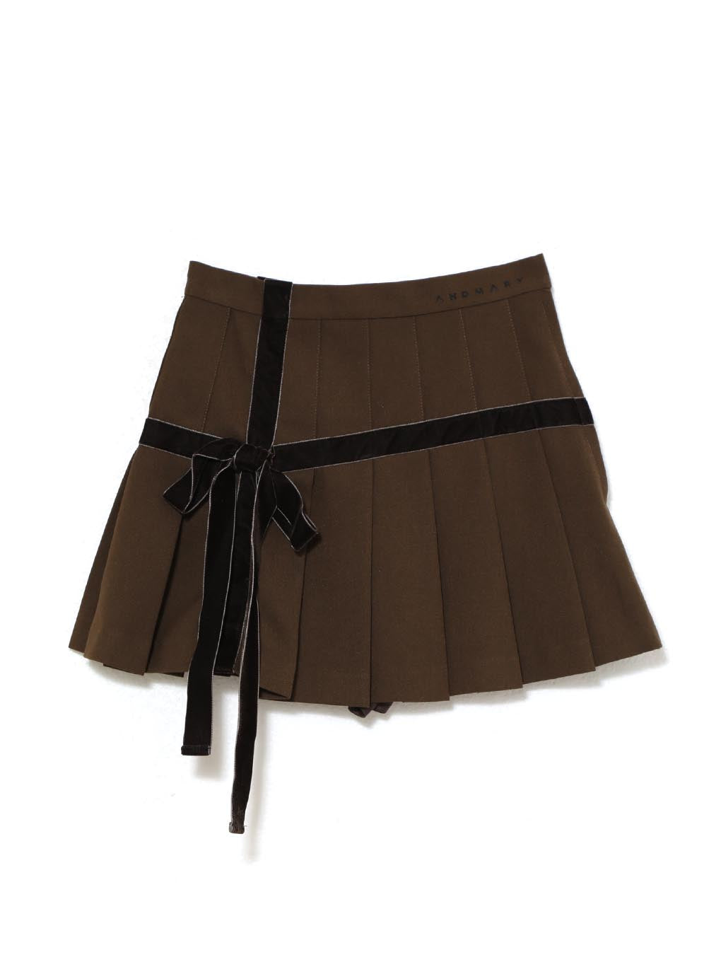 Valentine ribbon mini skirt