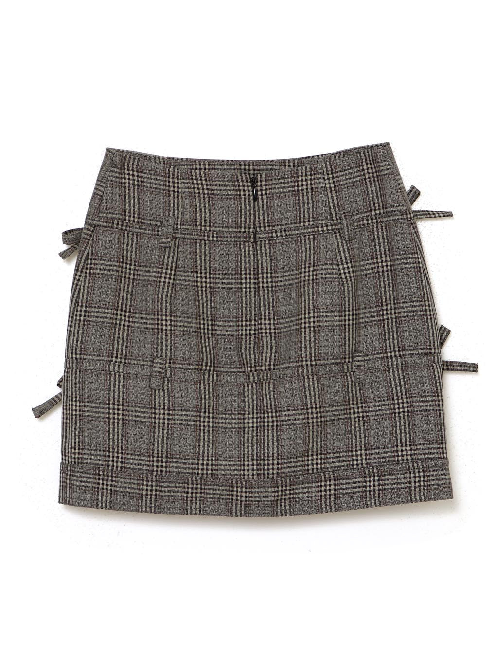 Hanna check mini skirt