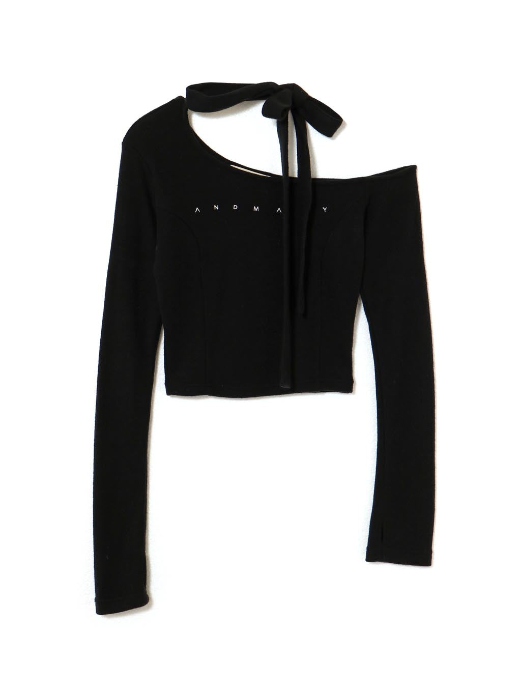 Nana ribbon oneshoulder tops
