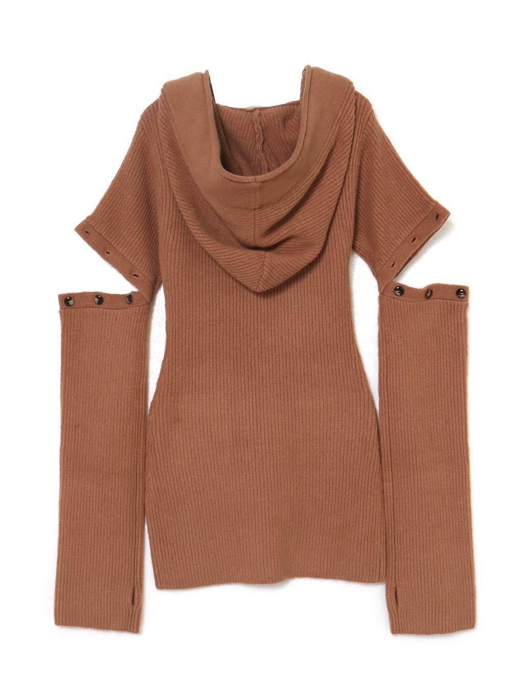 Alma button mini dress