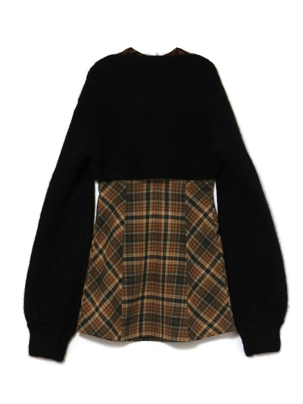 Mimi check set mini dress