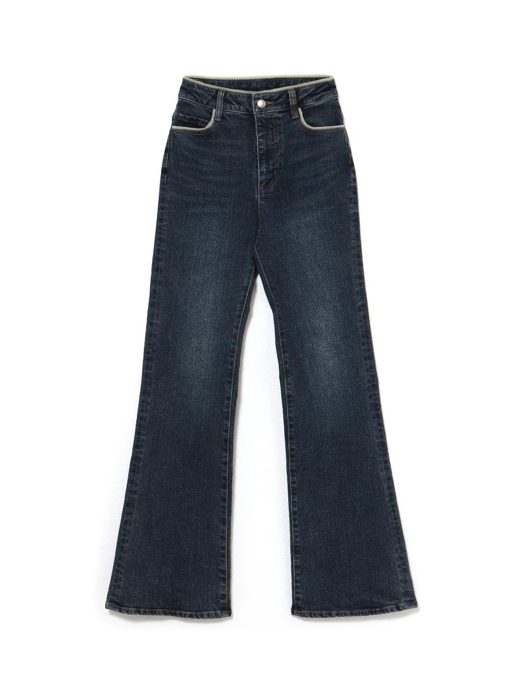 Heart stitch denim