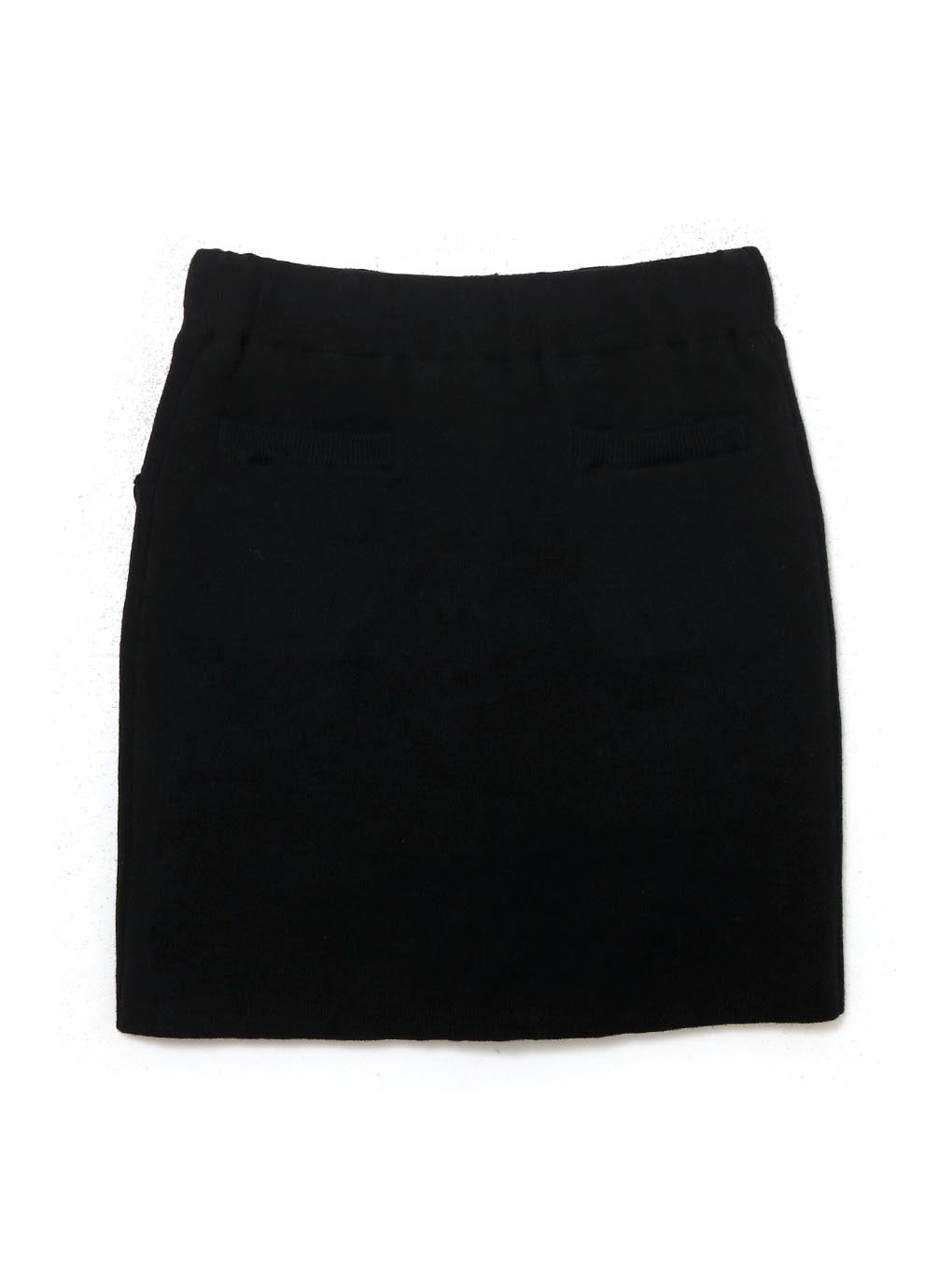 Heart point knit skirt