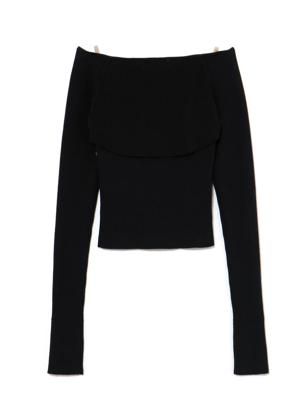 Elf button knit tops