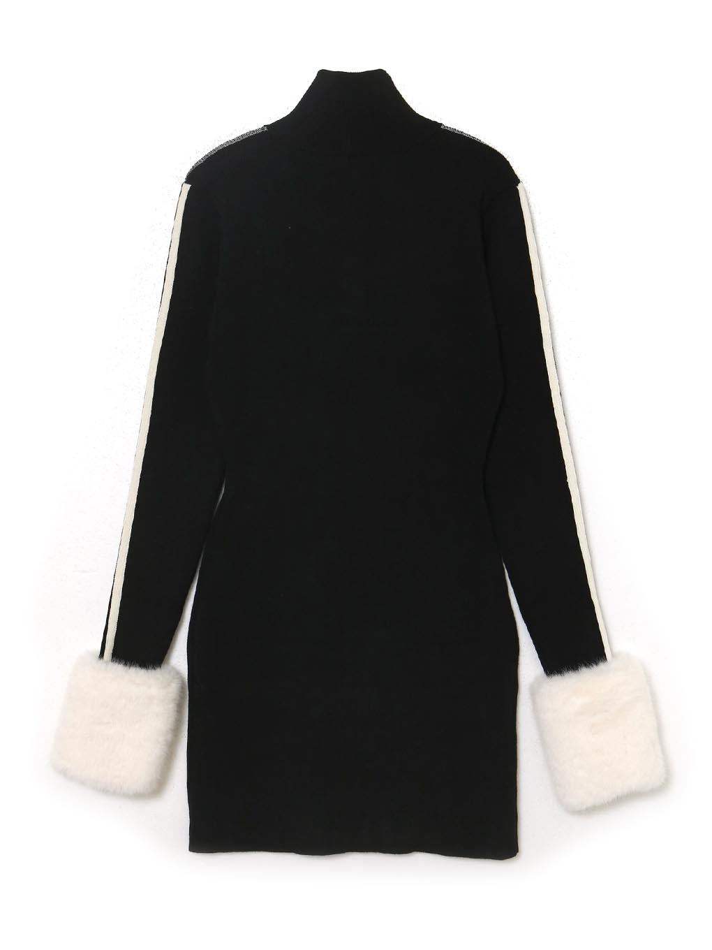Zoe fur mini dress