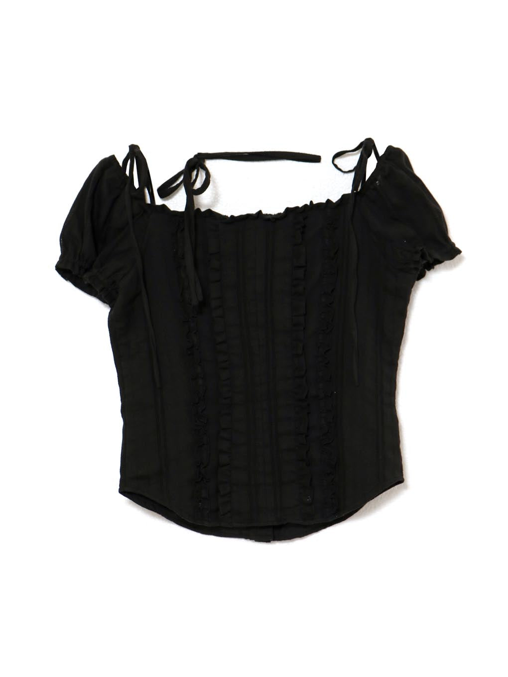 Kitty frill blouse