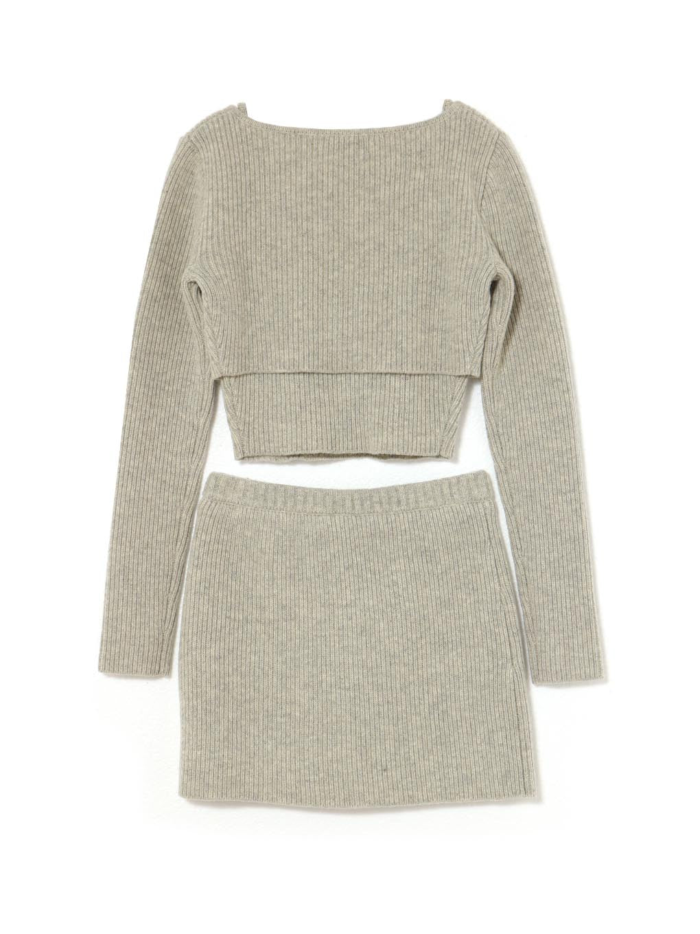 Donna knit cardigan set up