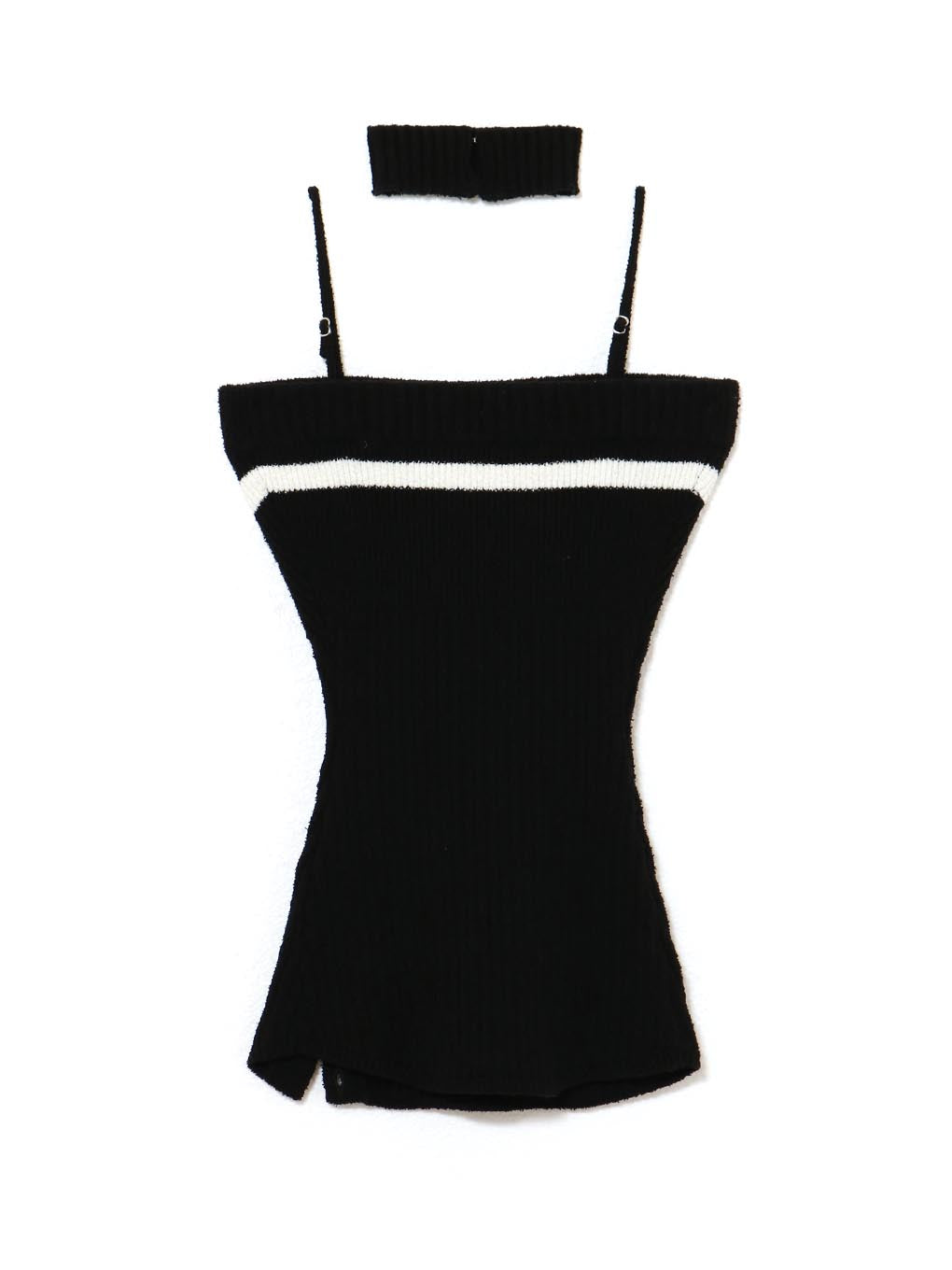 Candice ribbon bare tops