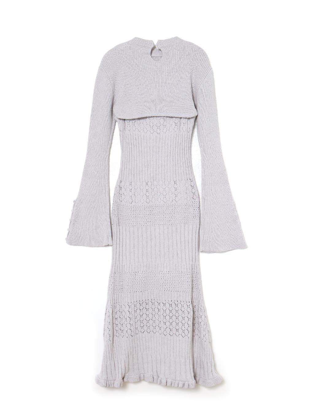 Layered crochet dress