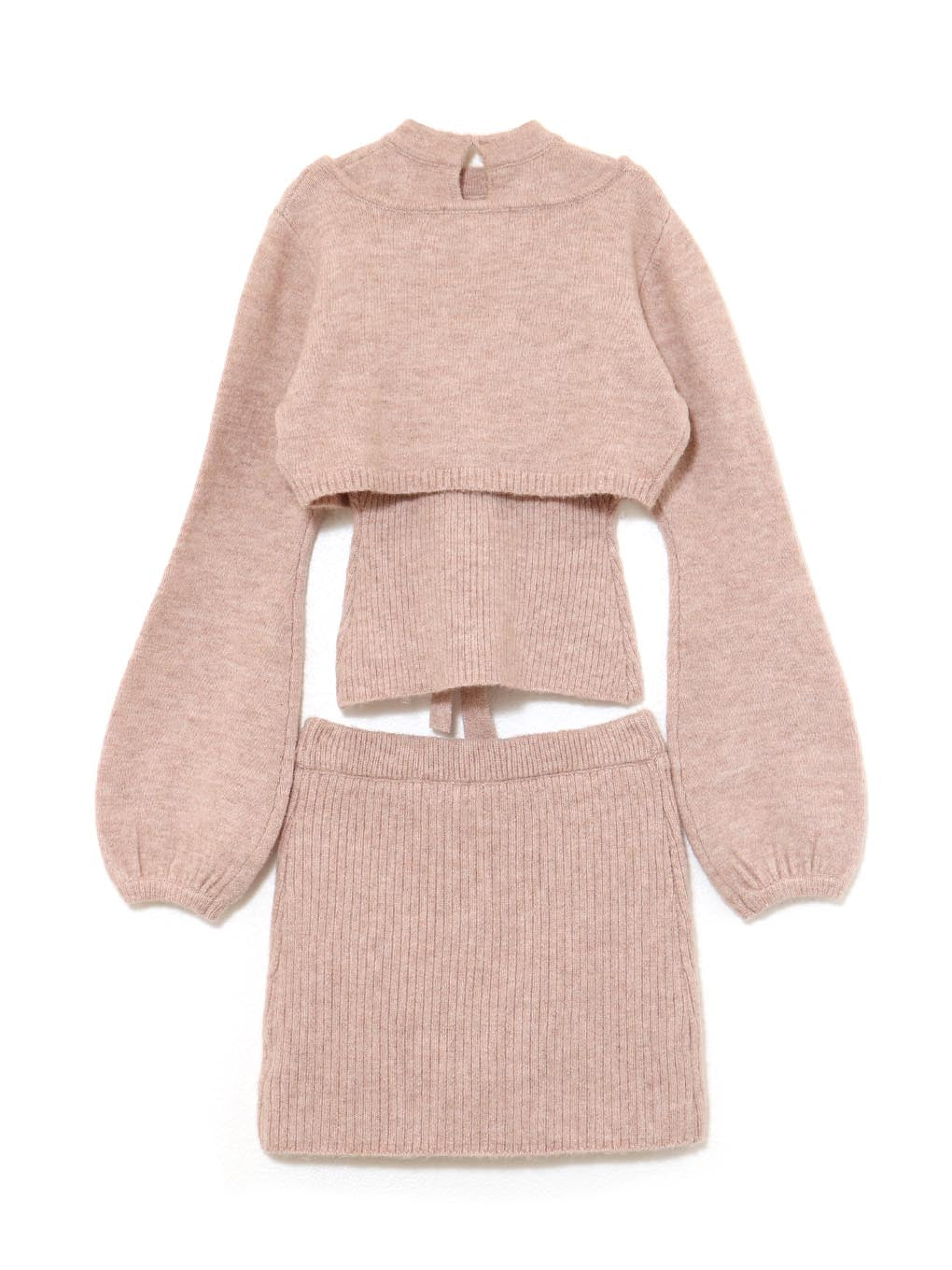 Flower knit set up