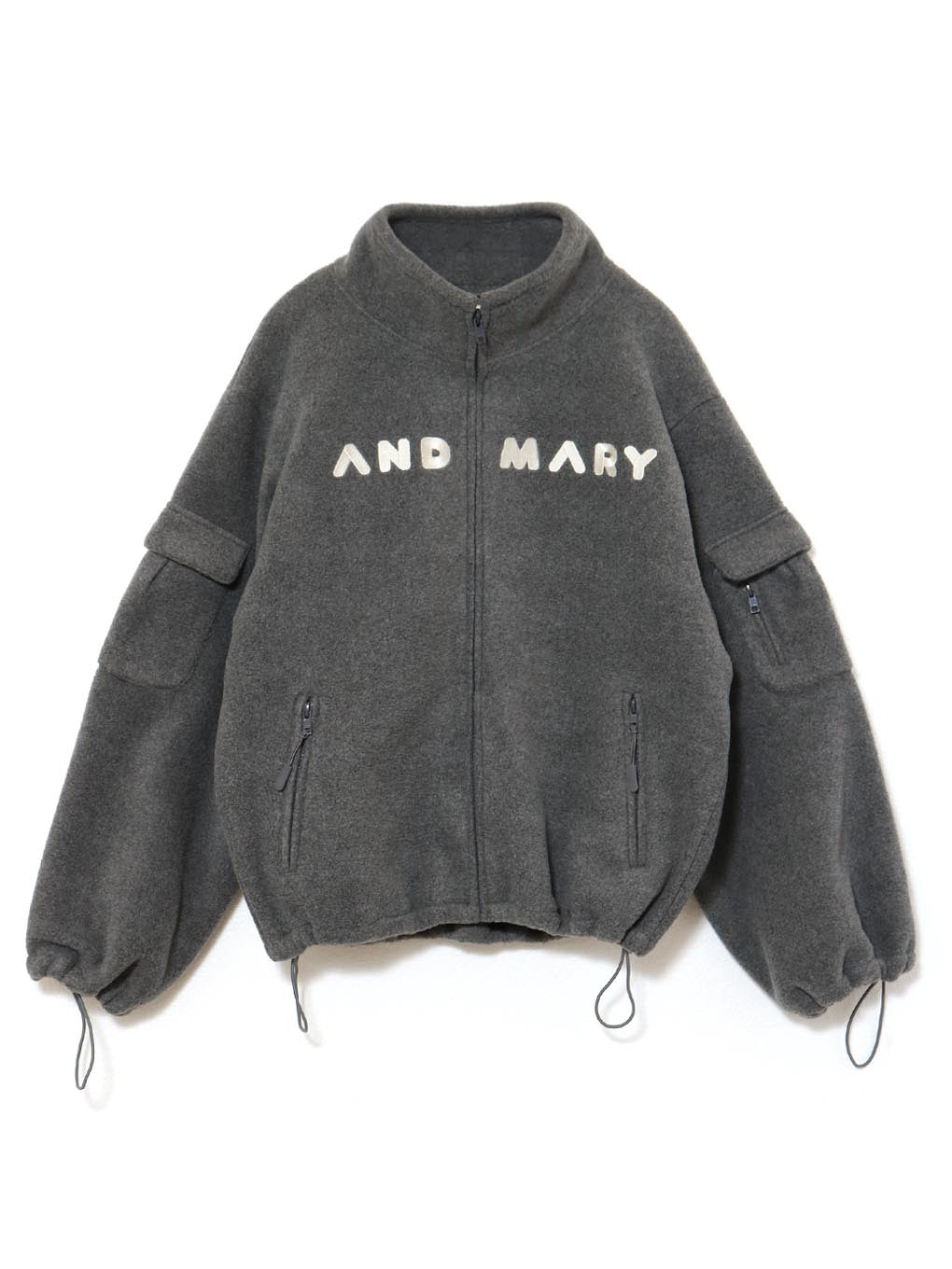 Mary logo fleece jacket