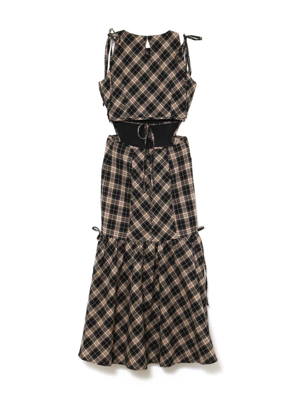 Grenda ribbon long dress