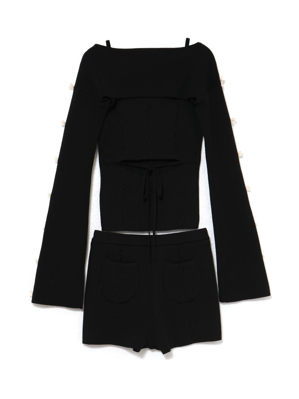 Cindy ribbon knit set up