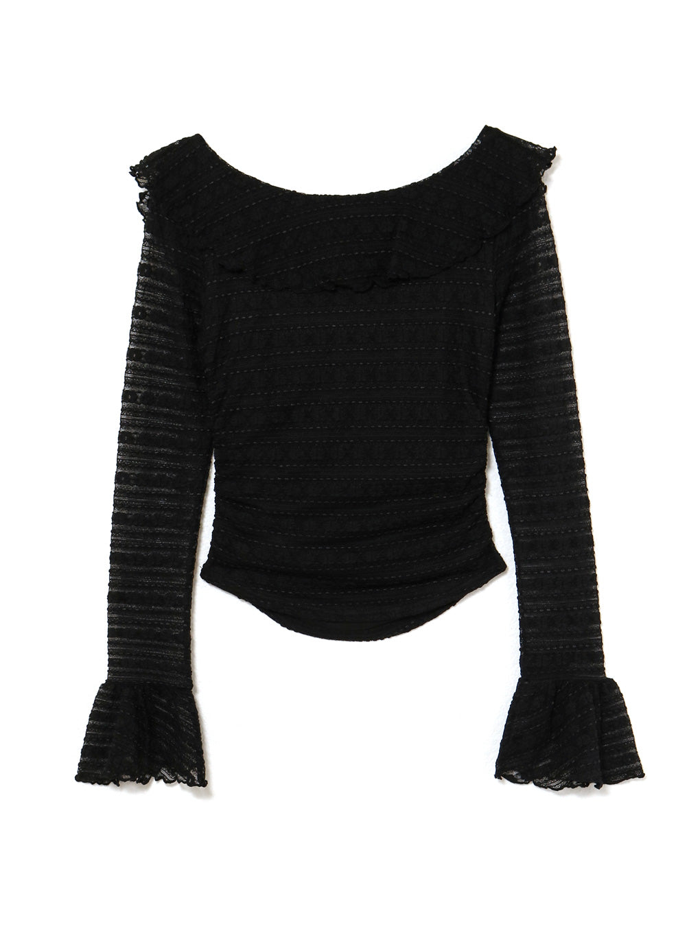Frill lacy tops