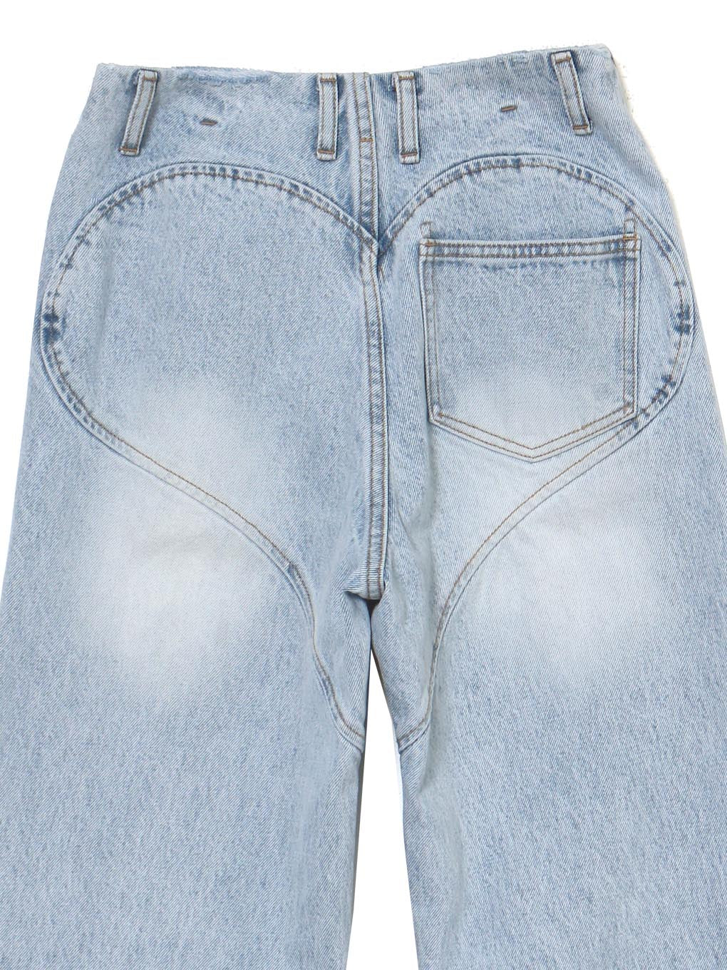 Heart hip wide denim