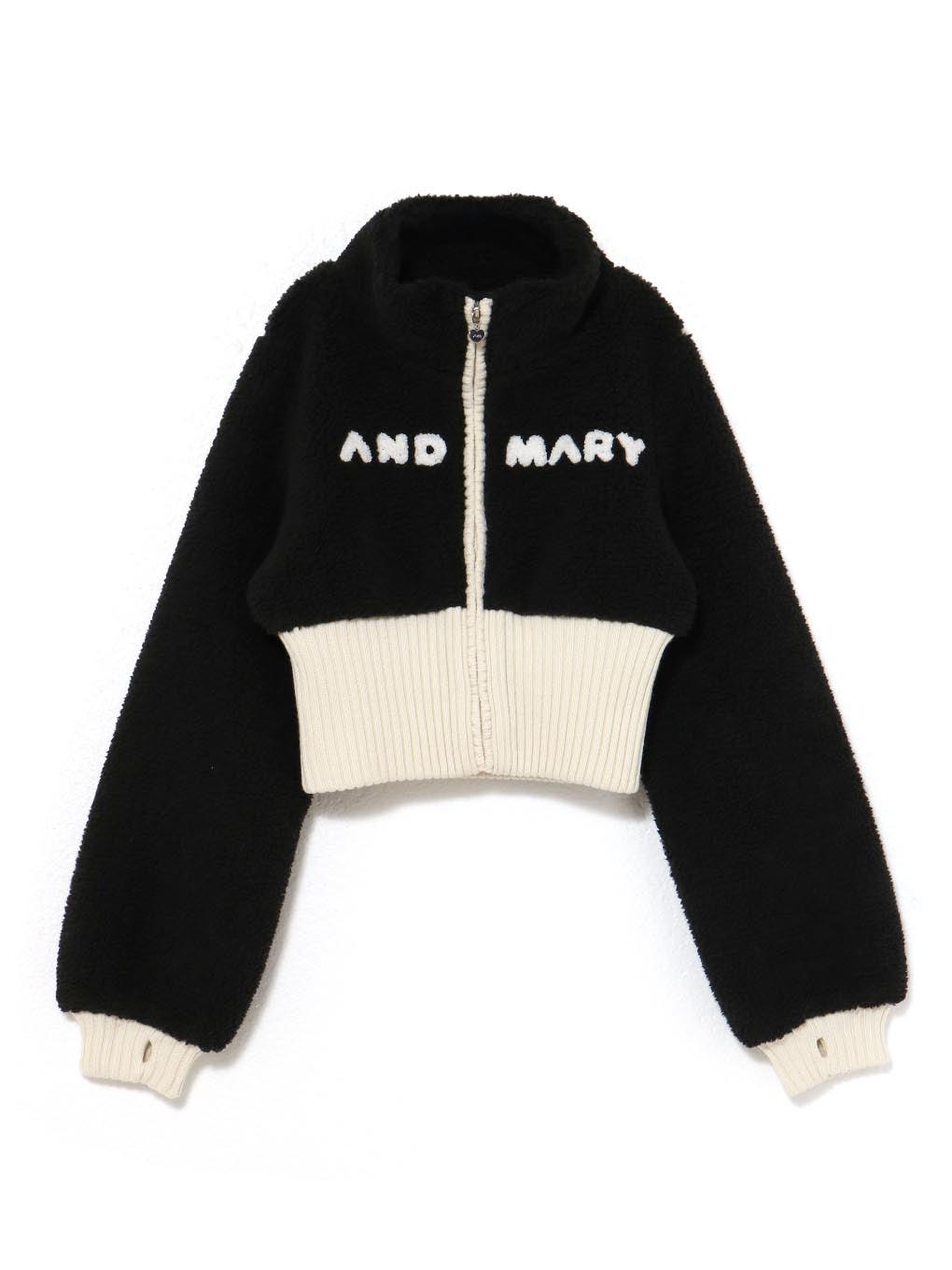 Fluffy zip up jacket