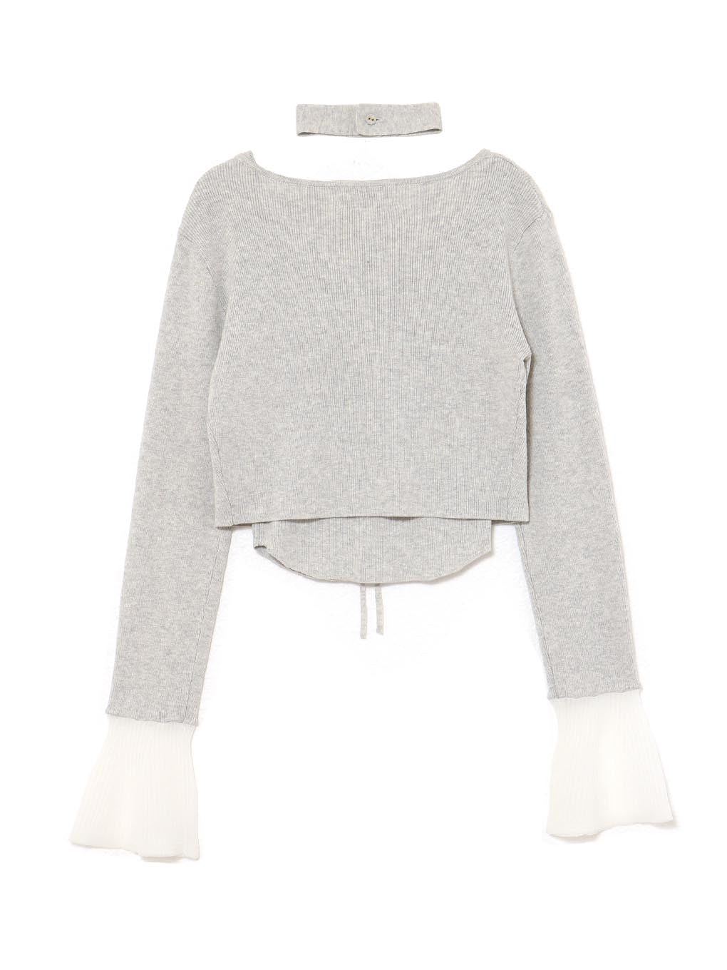 Candy sleeve knit set