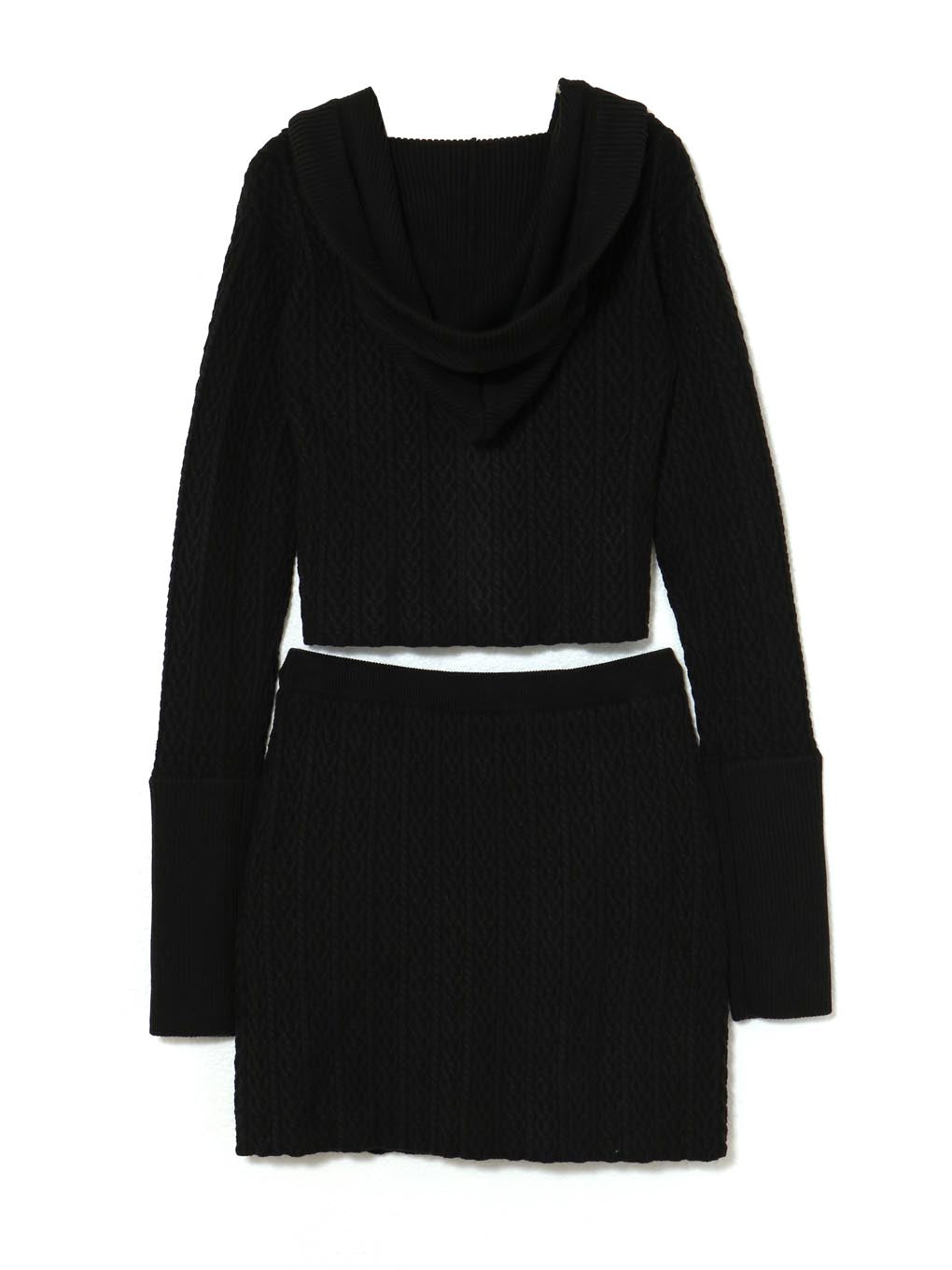 Heart cable knit set up