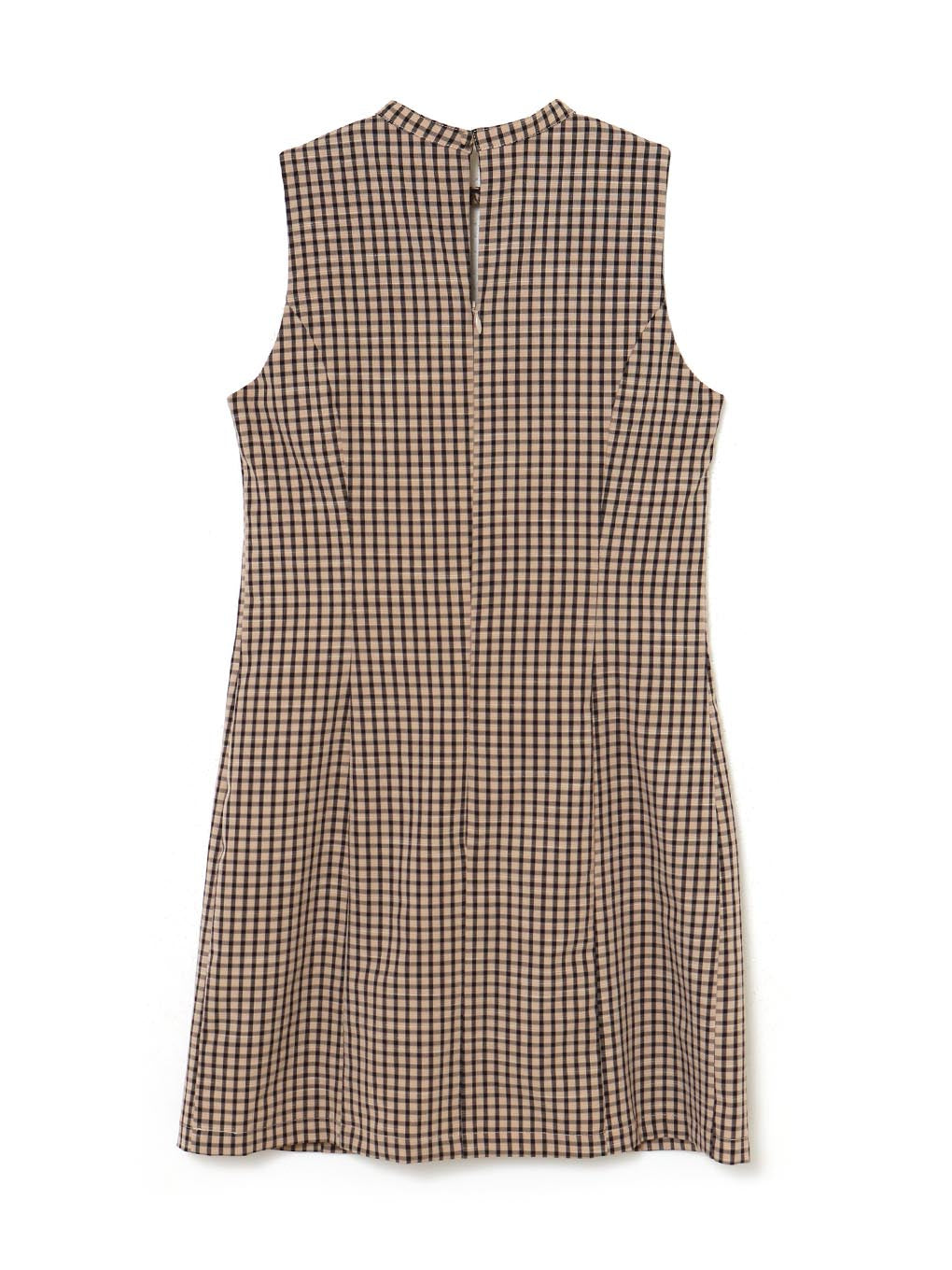Natalie check mini dress