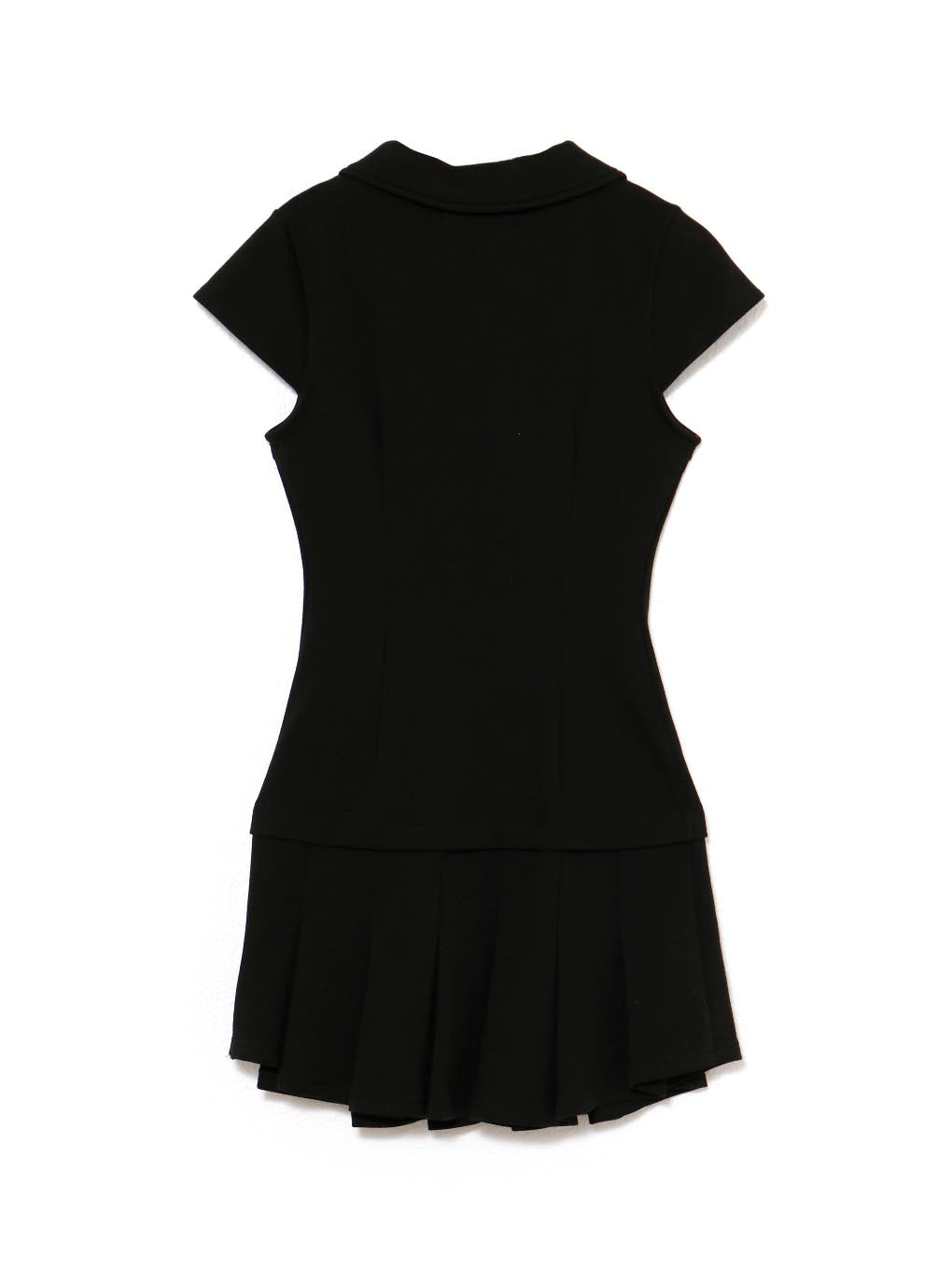 Luna pleats mini dress
