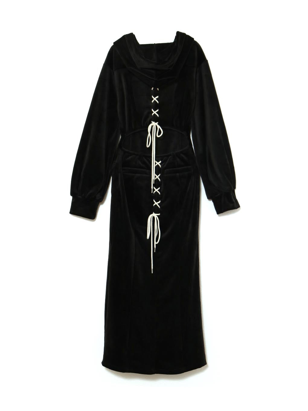 Wendy lace up long dress